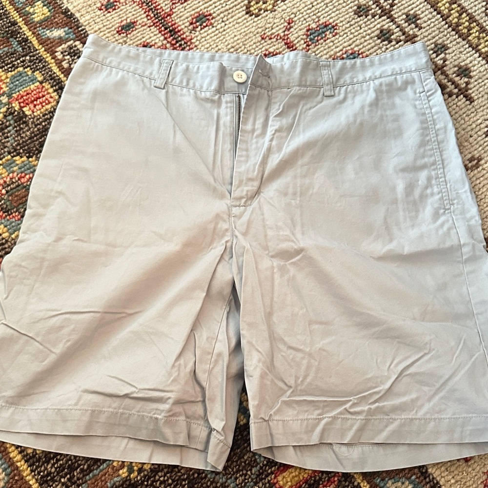 Vineyard Vines Light Gray Flat Front Shorts